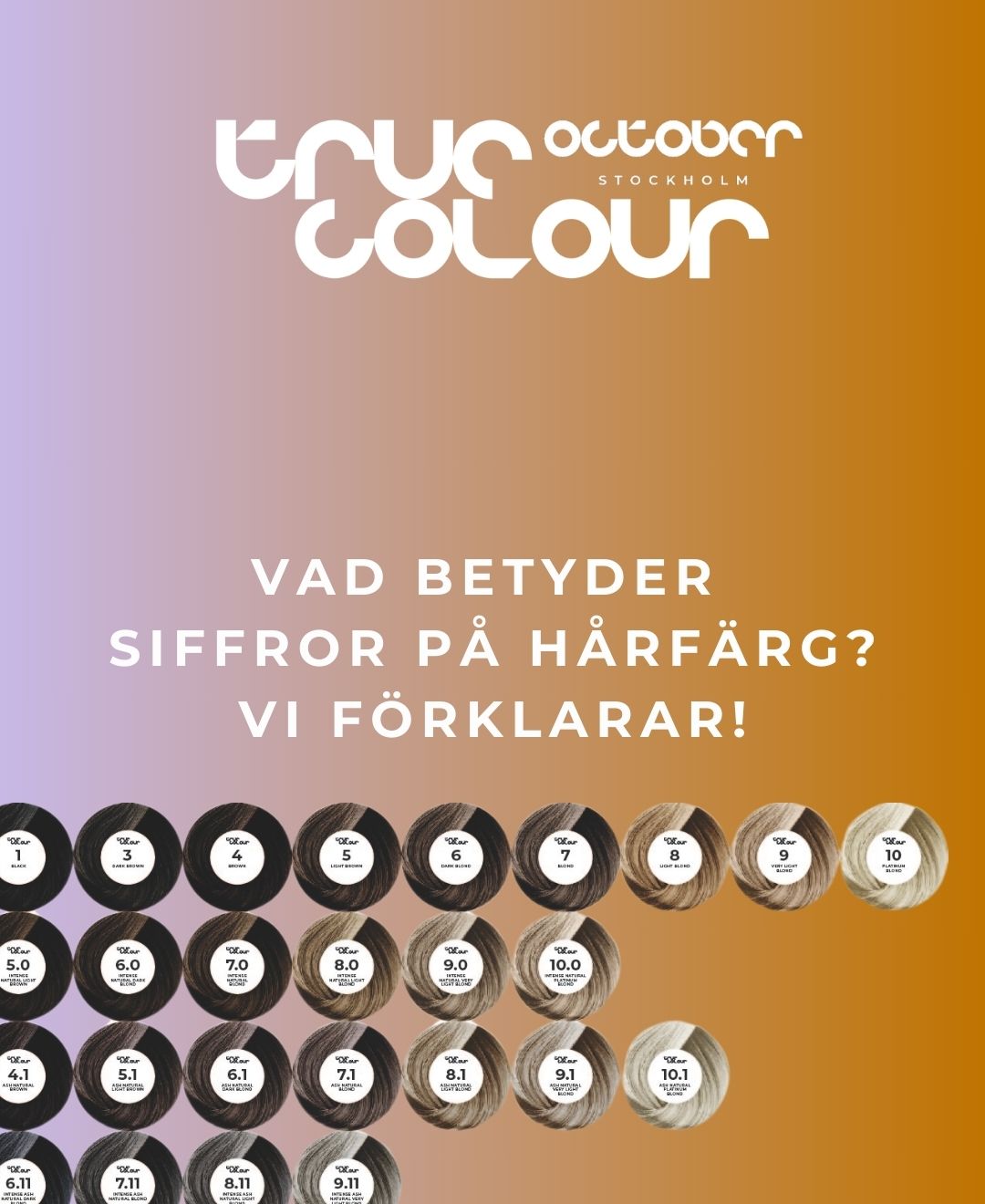 Bli Din Egen Hårfärgsexpert: Allt om Färgkoder