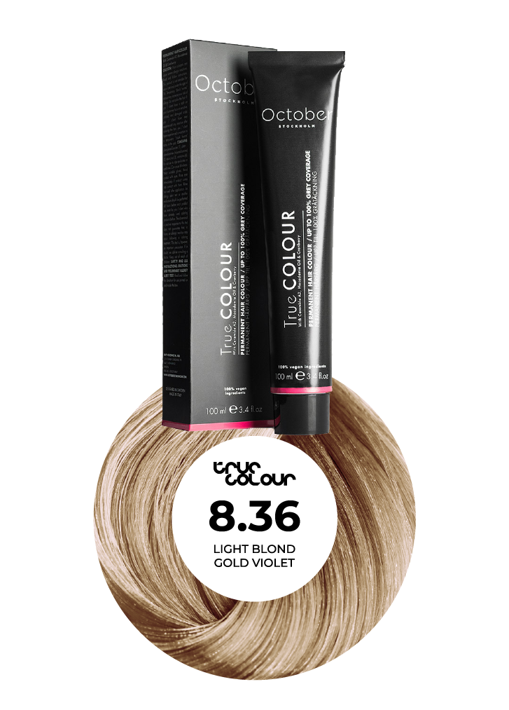 8.36 LIGHT BLOND GOLD VIOLET