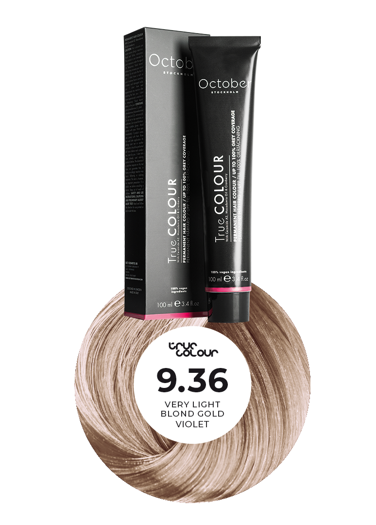 9.36 VERY LIGHT BLOND GOLD VIOLET